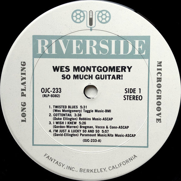 Wes Montgomery - So Much Guitar! - 1986