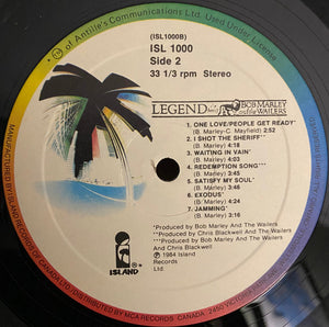 Bob Marley & The Wailers - Legend - The Best Of Bob Marley And The Wailers - 1987
