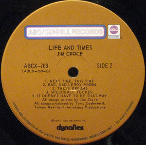 Jim Croce - Life And Times - 1973