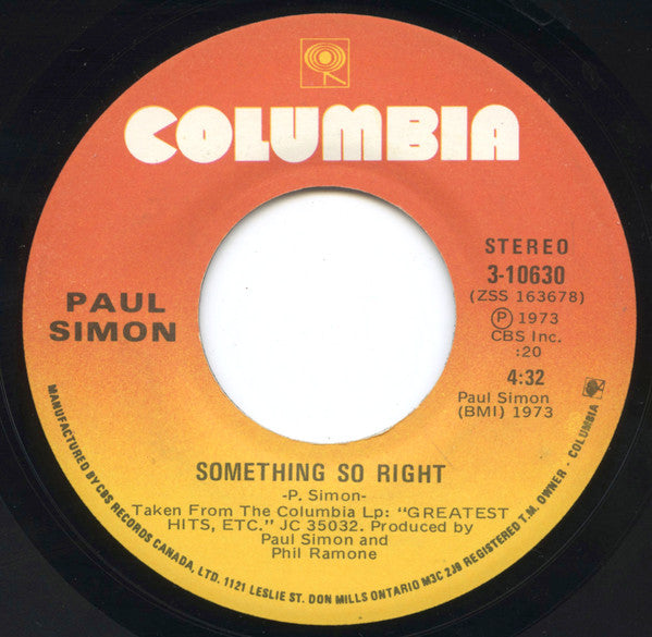 Paul Simon - Slip Slidin' Away - 1977