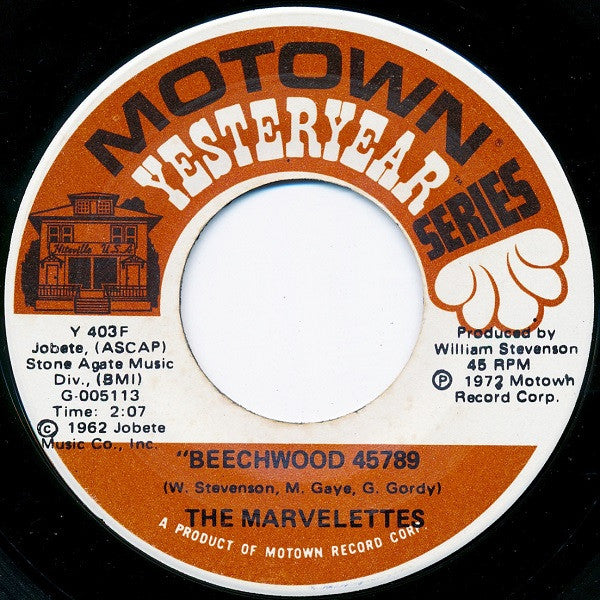 Marvelettes, The - Beechwood 45789 / Playboy - 1973