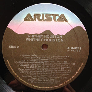 Whitney Houston - Whitney Houston - 1985