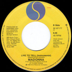 Madonna - Live To Tell