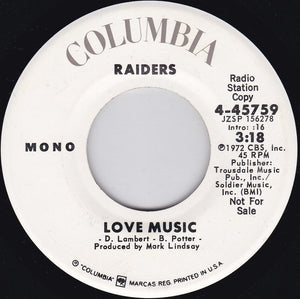 Raiders - Love Music - 1972