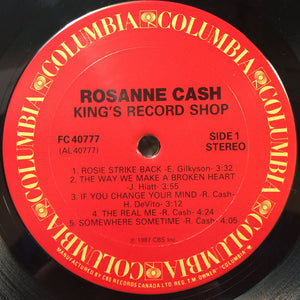 Rosanne Cash - King's Record Shop - 1987
