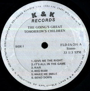 Tomorrow's Children - The Going's Great With