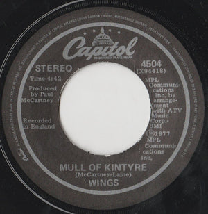 Wings - Mull Of Kintyre - 1977