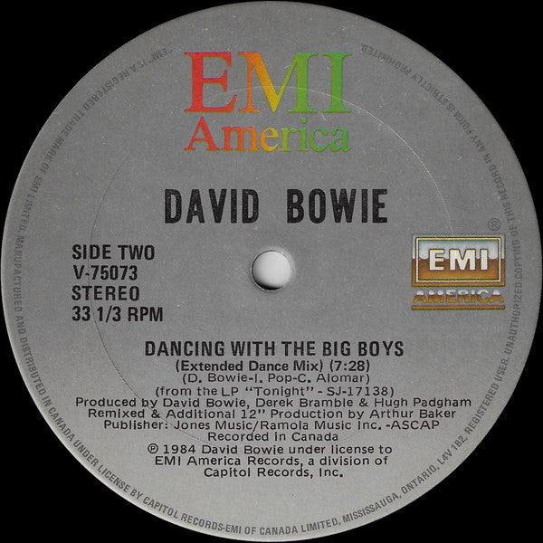 David Bowie - Blue Jean - 1984