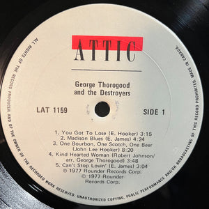 George Thorogood & The Destroyers - George Thorogood And The Destroyers - 1982