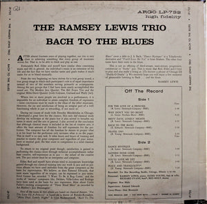 The Ramsey Lewis Trio - Bach To The Blues