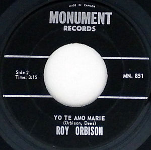 Roy Orbison - Pretty Woman / Yo Te Amo Marie