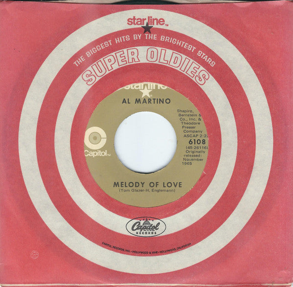 Al Martino - Spanish Eyes / Melody Of Love