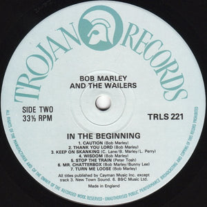 Bob Marley And The Wailers - In The Beginning Vinyl Record