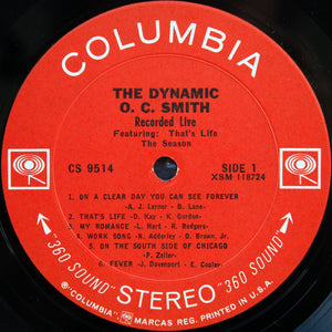 OC Smith - The Dynamic O. C. Smith - Recorded Live - 1967