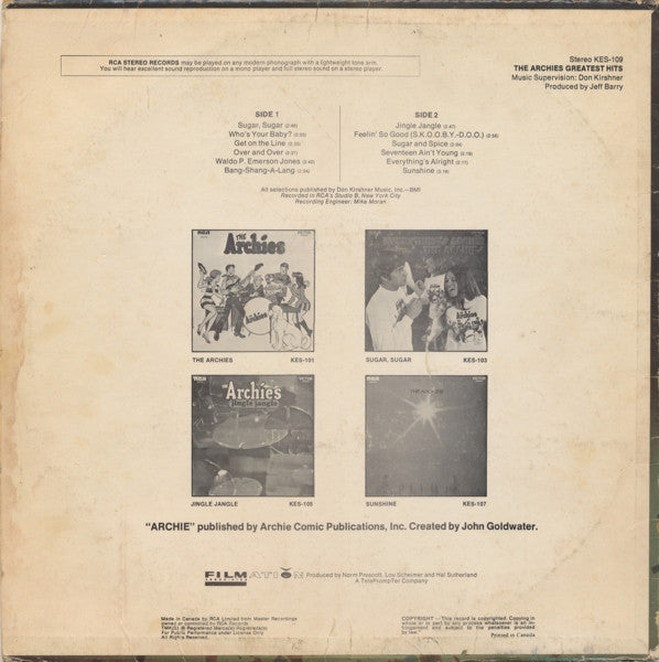 Archies, The - Greatest Hits -