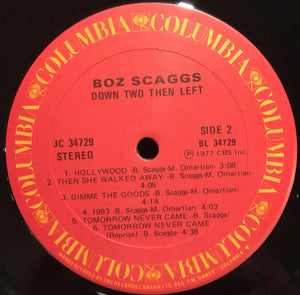 Boz Scaggs - Down Two Then Left - 1977
