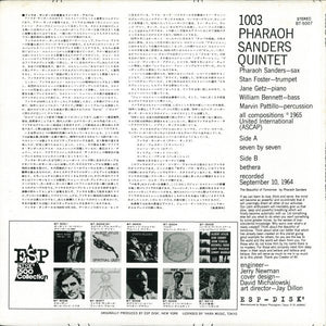 Pharoah Sanders Quintet - Pharaoh Sanders Quintet