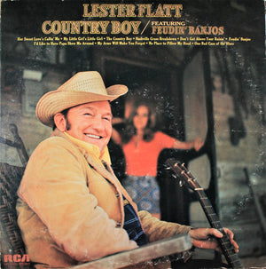 Lester Flatt - Country Boy (Featuring Feudin' Banjos) Vinyl Record