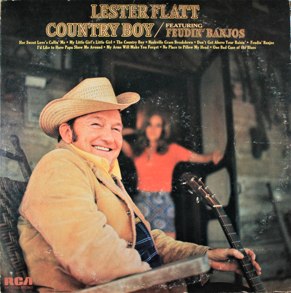 Lester Flatt - Country Boy (Featuring Feudin' Banjos) Vinyl Record
