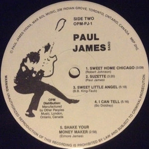 Paul James Band - Paul James Band - 1987