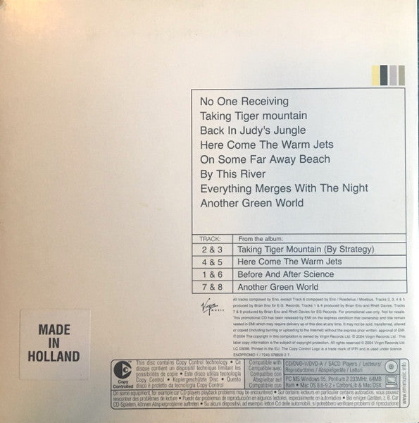 Brian Eno - Original Masters: Early Works Selection (CD) - 2004