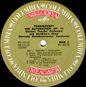 Pyotr Ilyich Tchaikovsky, Bolshoi Theatre Orchestra, Gennadi Rozhdestvensky - The Nutcracker (Complete) - 1974