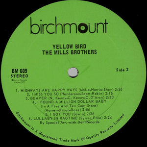 Mills Brothers, The - Yellow Bird - 1971