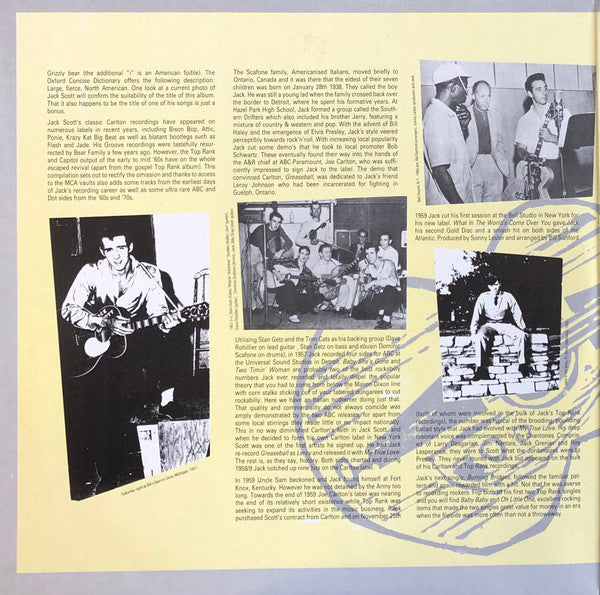 Jack Scott - Grizzily Bear - 1986