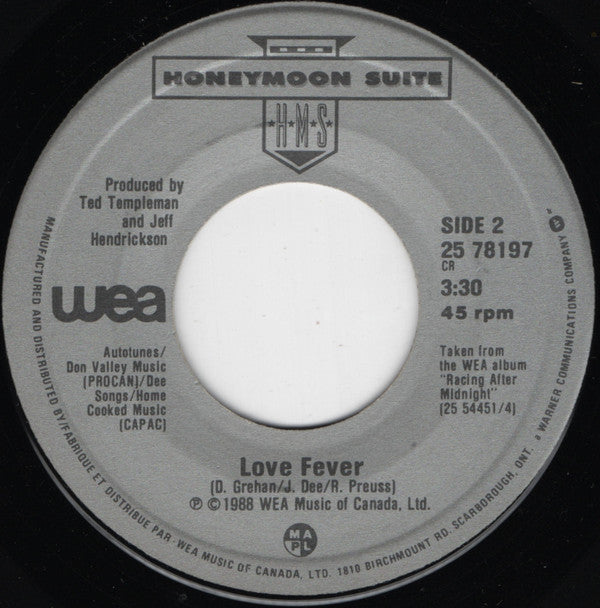 Honeymoon Suite - It's Over Now