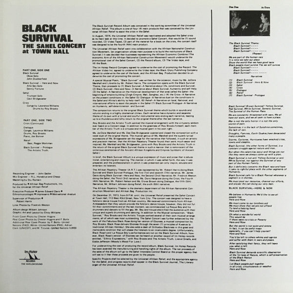 Roy Brooks And The Artistic Truth - Black Survival - 2012