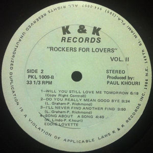 Eddie Lovette - Rockers For Lovers Vol. II
