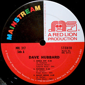 Dave Hubbard - Dave Hubbard - 1971