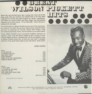 Wilson Pickett - Great Wilson Pickett Hits - 1967