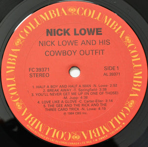 Nick Lowe And His Cowboy Outfit - Nick Lowe And His Cowboy Outfit - 1984