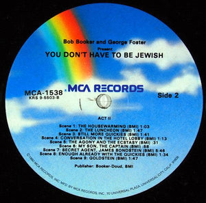 Bob Booker and George Foster - Present: You Don't Have To Be Jewish 1980 - Quarantunes
