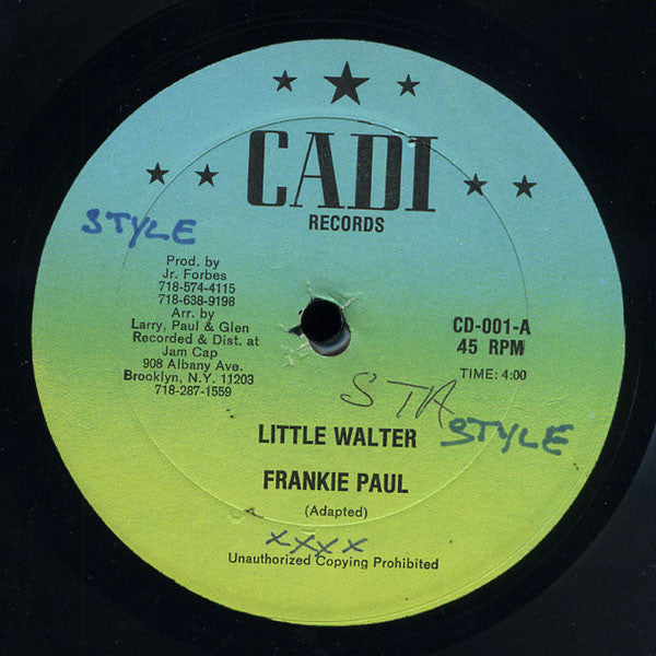 Frankie Paul - Little Walter / Junior Style