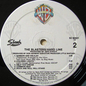 Blasters, The - Hard Line - 1985