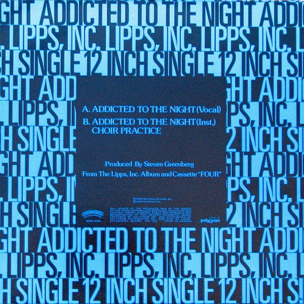 Lipps, Inc. - Addicted To The Night - 1983