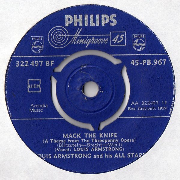 Louis Armstrong And His All-Stars - Mack The Knife (A Theme From The Threepenny Opera)