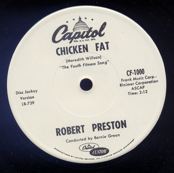 Robert Preston - Chicken Fat - 1961