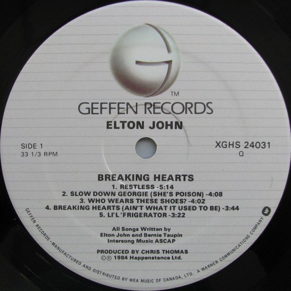 Elton John - Breaking Hearts