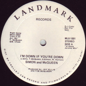 Simon & McQueen - I'm Down If You're Down -