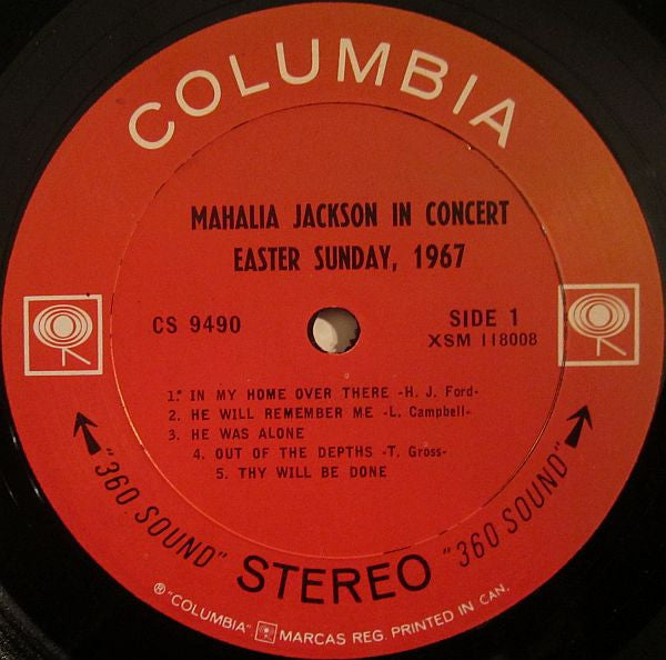 Mahalia Jackson - Mahalia Jackson In Concert Easter Sunday, 1967 - 1967
