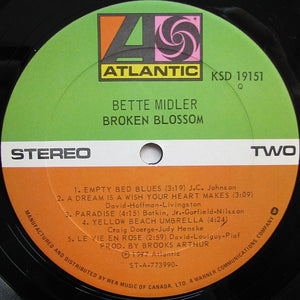 Bette Midler - Broken Blossom - 1977