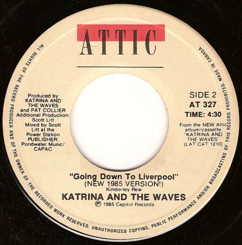 Katrina And The Waves - Walking On Sunshine (New 1985 Version!) - 1985