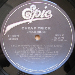 Cheap Trick - Dream Police - 1979