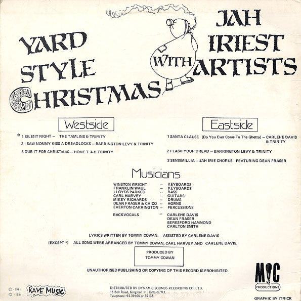 Various - Yard Style Christmas With Jah Iriest Artists