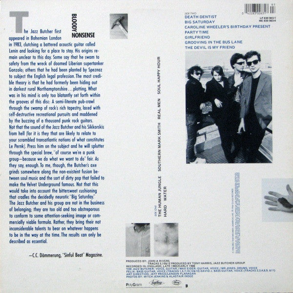 Jazz Butcher, The - Bloody Nonsense - 1986