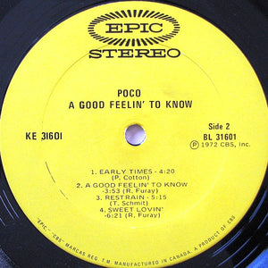 Poco (3) - A Good Feelin' To Know