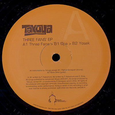 Takuya Nakamura - Three Fans' EP